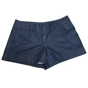 New York & Company Navy Blue Stretch Cuffed City Shorts Size 10
